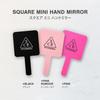 3CE Square Mini Hand Mirror Pink Rumor