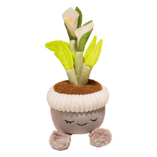 

Растение алоэ в горшке, плюшевая игрушка для детей, 11,8 дюймов, мягкие игрушки ручной работы, пушистая кукла, подарки на дни рождения, праздники D