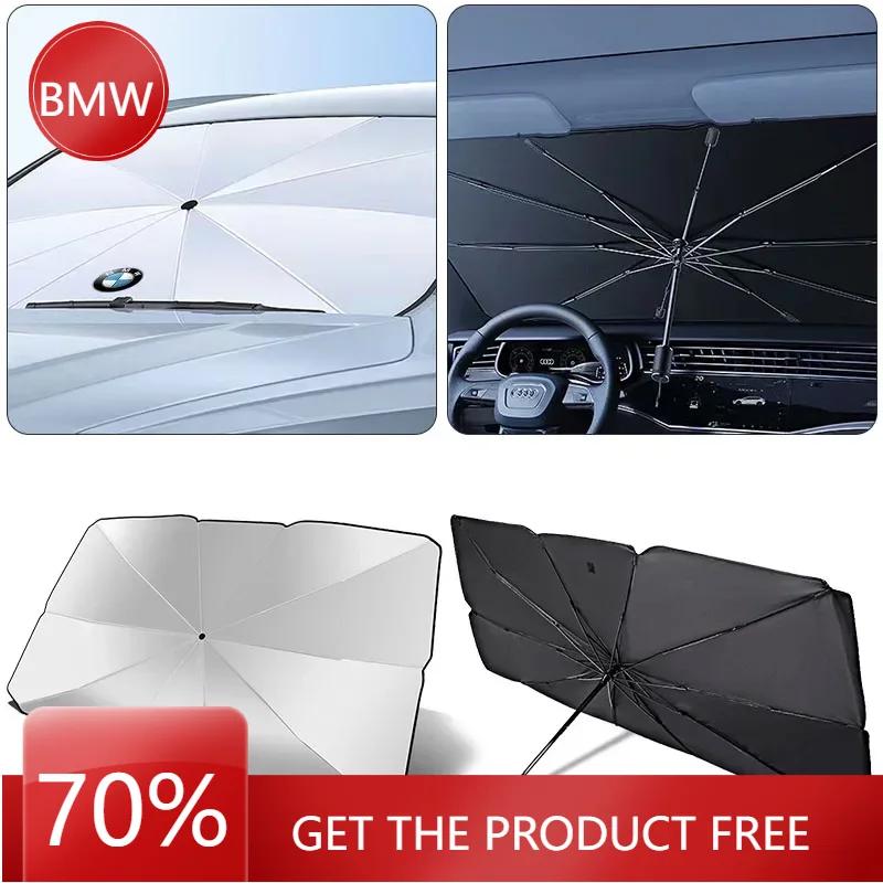 2025 Hot For BMW Windshield SunShade Umbrella Hemmed Edges Cover Protector Parasol For BMW M M3 M5 E46 E90 F20 E39 E91 E87 E60 E