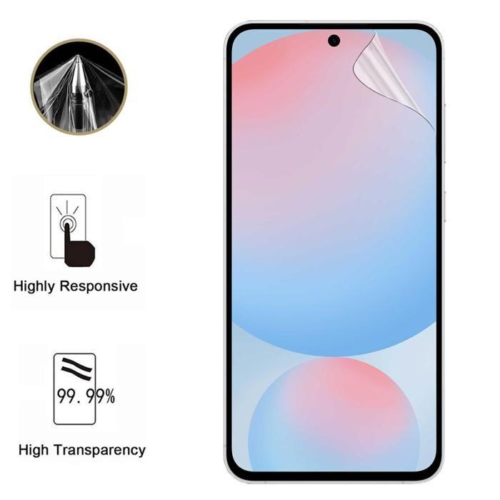 Screen Protector - Phonillico - Samsung Galaxy S24 FE - 2 Pack - Ultra Thin - Scratch Resistant