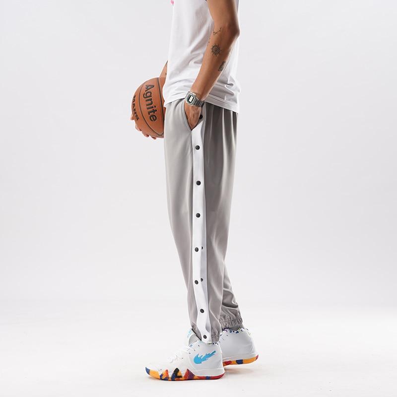 Xmen 2026 Men Hip Hop Pants Side Buttons Men 'S Elastic Waist Loose Style Men Joggers Trousers