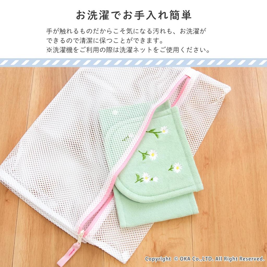 OKA Fleur Blanc Toilettenpapierhalter Grün Floral Nordisch Inklusive Abdeckung, (Waschbar, Druck, Feminin, Design, Aufbewahrung)