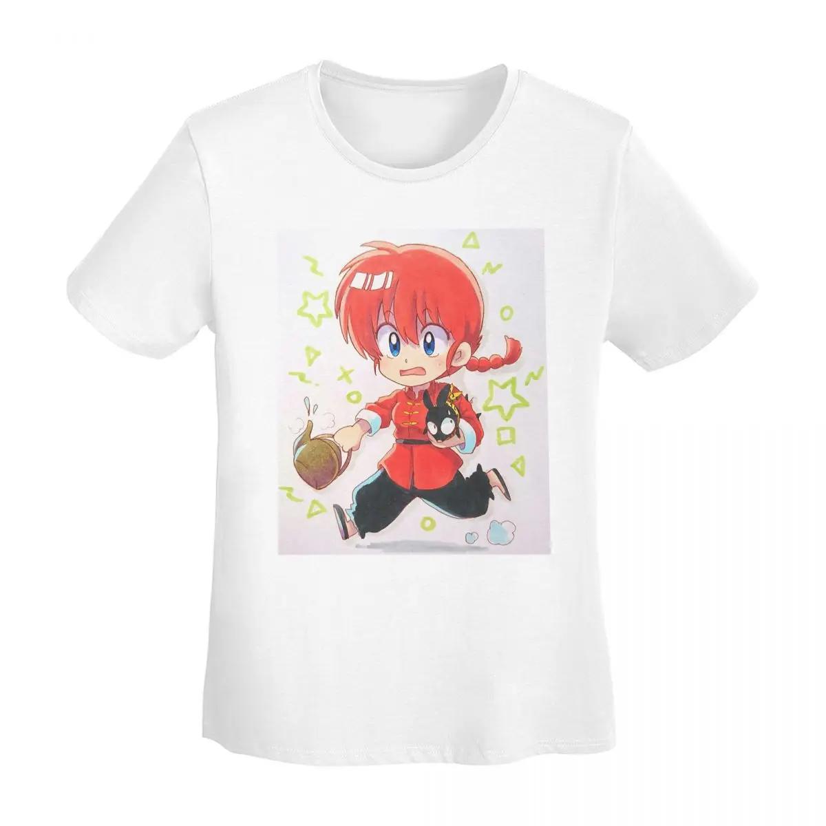

Ranma 12 Saotome Pig Girls P Chan TShirt Women Short Sleeve T Shirts Round Neck Clothing Cotton Summer Tees Streetwear S