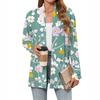Women's Fashion Casual Long Sleeve Cardigan Thin Loose Cardigan Jacket With Pockets