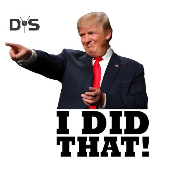 

Трамп Я сделал это Наклейки Смешные Тарифы Водонепроницаемые Наклейки Бензоколонки Ноутбуки Windows Политический Юмор Украшения 50pcs