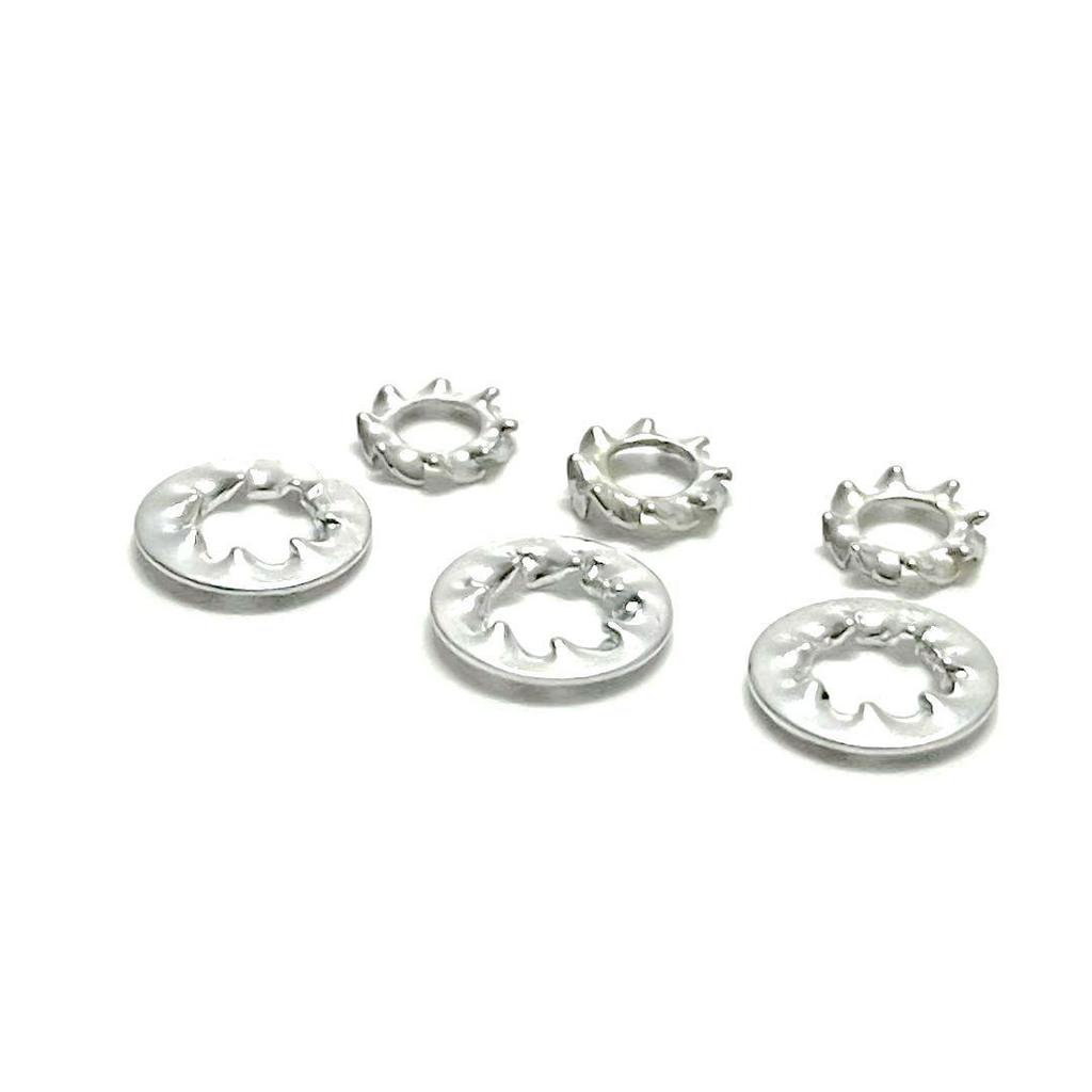 Anti-slip Washer with Internal/External Teeth and Plum Blossom Spacer