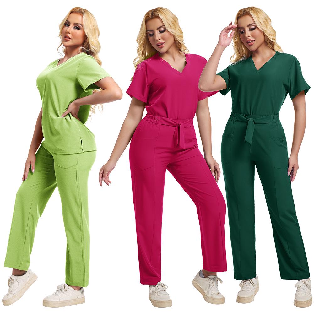 Unisex Nurse Scrub Suit - Sweat-Wicking & Heat-Dissipating