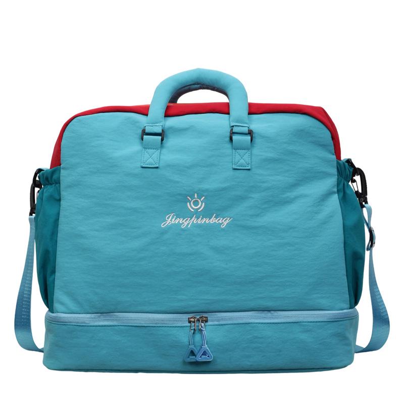 INS Dopamine Fashion Travel Bag: High-Style, Short-Distance, Large Capacity Gym Bag with Wet/Dry Separation