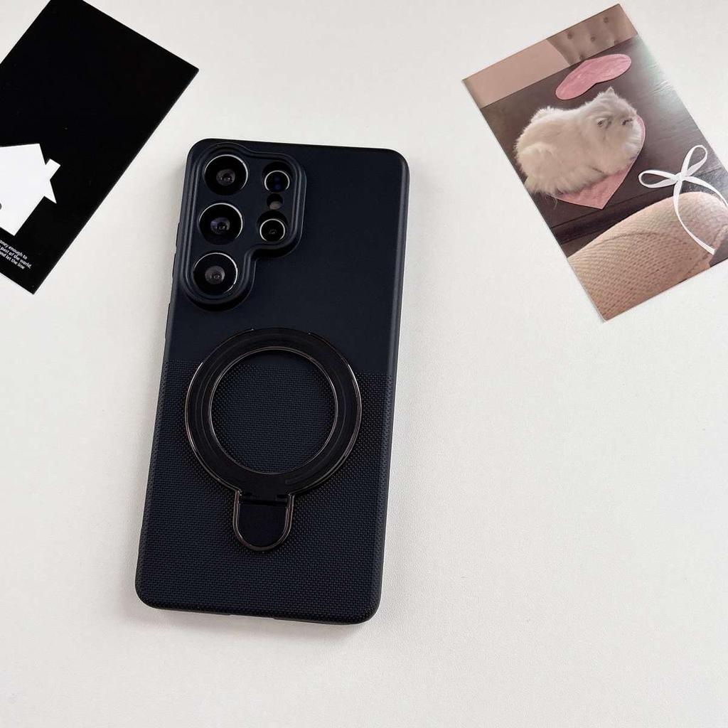 Polka Dot Silicone Holder Stand Ring Phone Case For Samusng Galaxy M12 M22 M32 4G M04 M05 M07 M17 F05 F07 F17 5G Soft Cover Capa