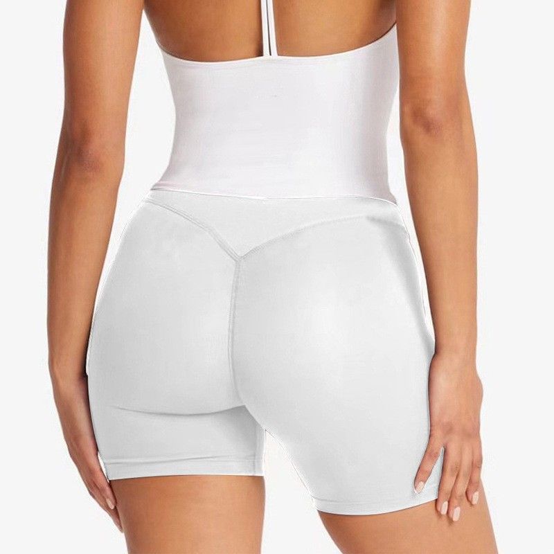 

CSB Same Style Long Sleeves Blouse Fitness Sports Top Sexy Women s Tight Plaid T Fitness Yoga Suit White shorts S