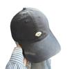 Fashion Hat Japanese retro puppy embroidered baseball cap female travel wide brim couple versatile face small cap shade sun protection