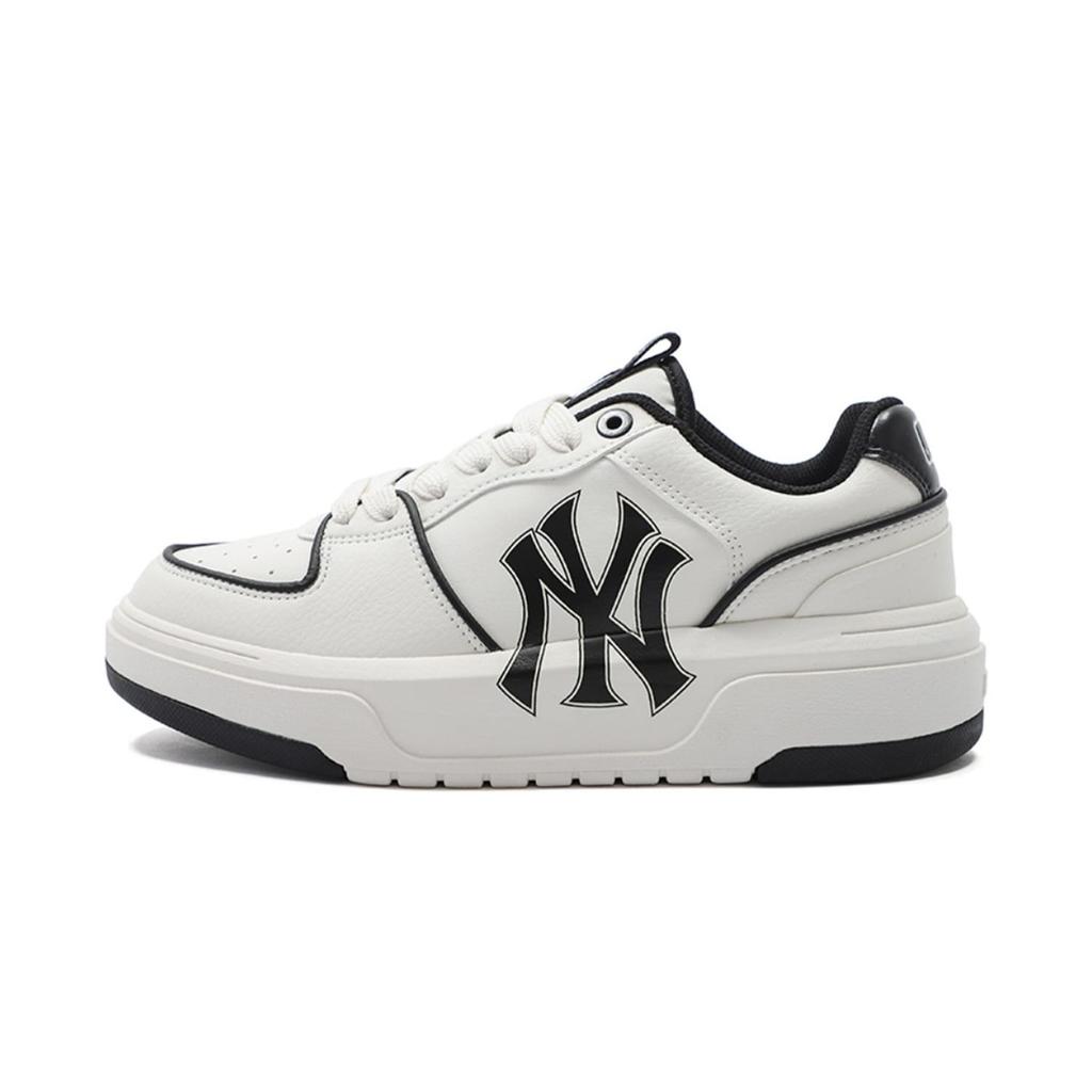 MLB Chunky Liner Slip Resistant Cushioning Abrasion Resistant Lightweight Height Increasing Low top Skateboard Shoes 3ASXCA12N-50WHS(Team58- )