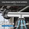 Turbocharged Brushless Centrifugal Silent High-Suction Duct Fan.