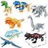 Dinosaurs World Dinosaurs Model Diy Bricks Toys Building Blocks Assemble Educational Toys For Kids Xmas Gifts