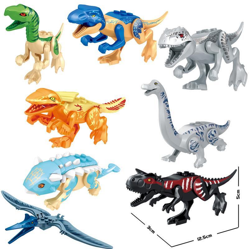 Dinosaurs World Dinosaurs Model Diy Bricks Toys Building Blocks Assemble Educational Toys For Kids Xmas Gifts