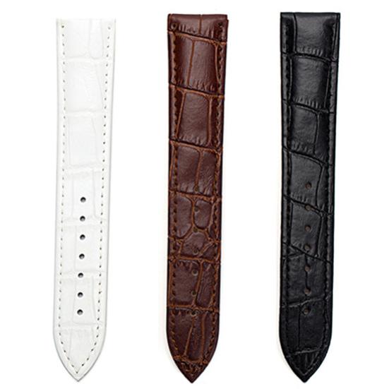 Dámské pánské unisex hodinky z umělé kůže řemínek přezka pásek černá hnědá bílá