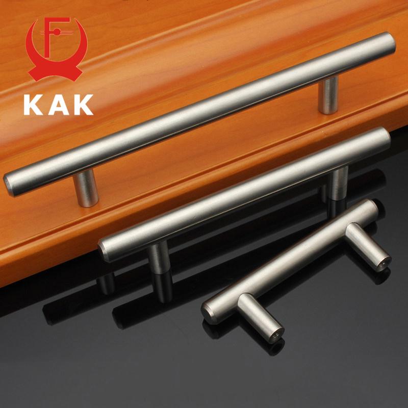 KAK 4" ~ 24'' Mânere din Oțel Inoxidabil Diametru 10mm Mânere Dreptunghiulare Tip T pentru Uși și Dulapuri de Bucătărie Butoane Mânere Accesorii Mobilier