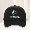 Funny Im Thinking Printed Casual Baseball Cap Spring Stylish Trucker Hat For Women Unisex Outdoor Sport Snapback Cap