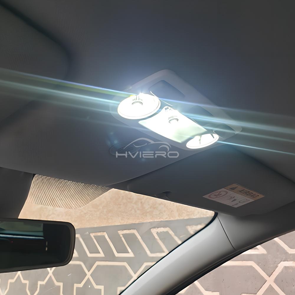 10Pc T10 W5w Car Turn Signal Reverse License Plate Lights Canbus White Blue Red 5050 5smd 194 168 Wedge Dome Trunk Parking Lamp