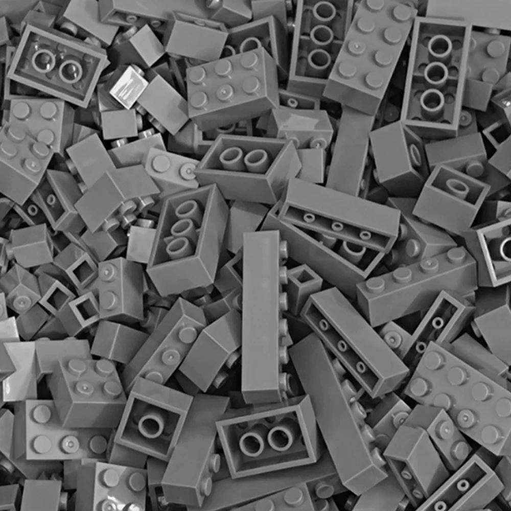 125g/250g DIY Bausteine Großpackung Bunte Klassische Steine Kreative Stadtmontage Lernspielzeug für Kinder