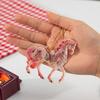 2D Acrylic Horse Year Zodiac Hanging Pendant Christmas Tree Ornaments Lucky Decorative Bag Car Pendants Charms on The Phone