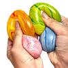 1/4Pcs Marbled Egg Stress Relief Toy Slow Rising Colorful Egg Stress Ball Sensory Squeeze Toy Anxiety Relief Easter Egg Fidget Toy