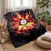 Bayer Leverkusen Football Print Flannel Blanket, Soft Warm Lightweight Throw Blanket for Sofa Bed Camping