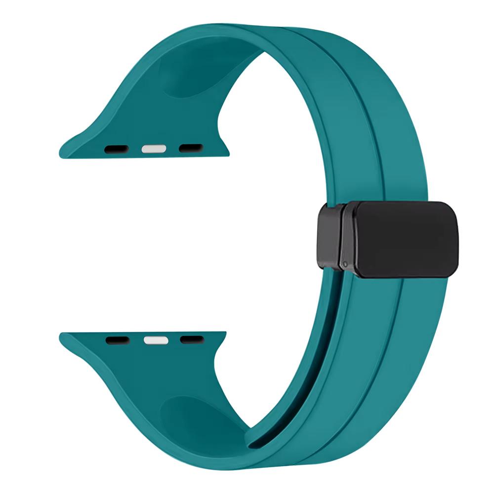 Silicone Strap For Apple watch 11 Band 46mm 45mm 44mm 41mm 49mm 42mm Magnetic Bracelet correa iWatch Series 9 8 10 7 SE 6 Ultra