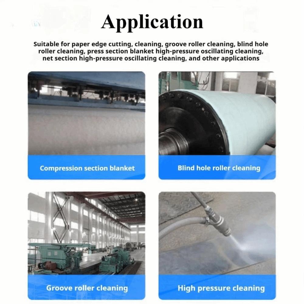 Brass Material High Pressure Cutting Nozzle Brass Water Jet Nozzle  Paper Mill Trimming