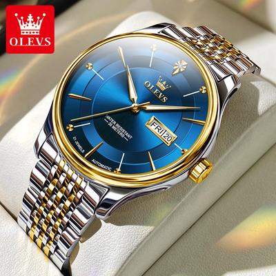 Montres Simple Double calendrier montre mécanique mode nouvelle montre pour hommes étanche montre pour hommes