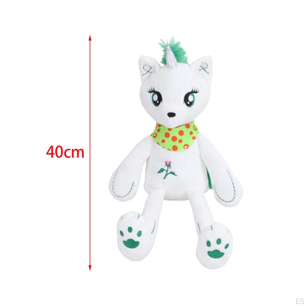 Animal Plush Toy, Stuffed Toy Doll, Exquisite Adorable Gift for Girls Boys, White 40cm