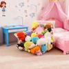 Bean Bag For Stuffed Animals Storage Clear Plush Toys Organizer Large Stuffed Animal Bean Bag Chair Cover For Bedroom Playroom