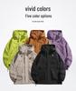 Unisex Windbreaker: Trendy Waterproof Hooded Jacket for Autumn and Spring