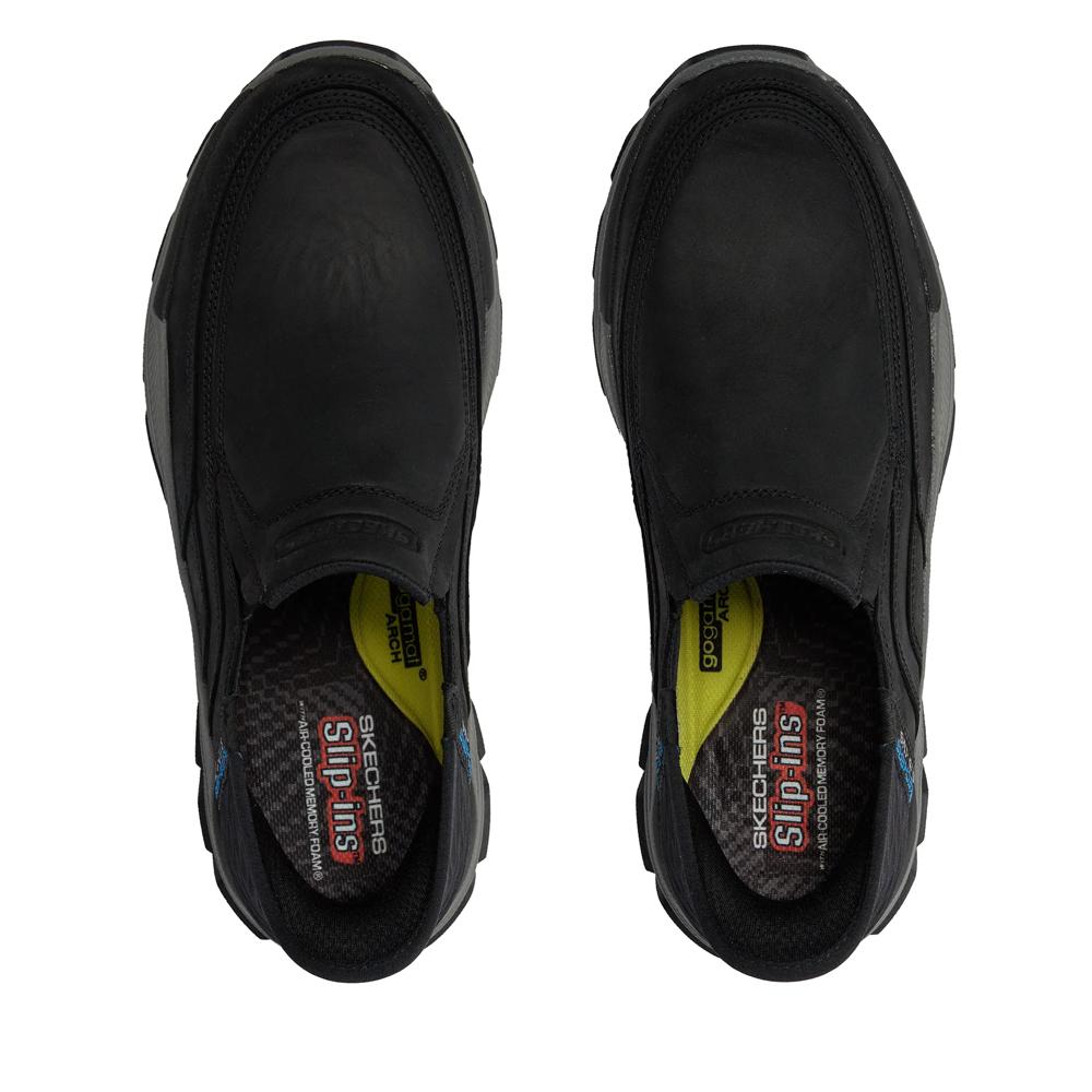 Sneakers Skechers black Respected Elgin