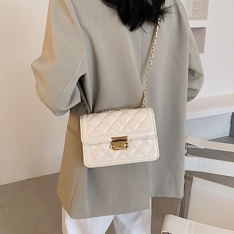 Xiaoxiangfeng Bag Women's Bag Internet Celebrity New Trendy Fashion Diamond Chain Bag Internet Celebrity Ins Shoulder Messenger Bag