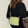 Winter Women's Space Cotton Rhombus Pattern Lightweight Casual Large Capacity Crossbody Shoulder Bag