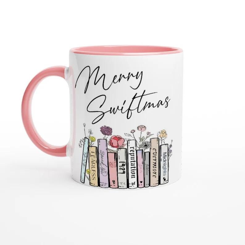 

Новая керамическая кружка с меткой Taylor Swift Swiftmas, рождественская, для кофе, чая, книга книга 301-400ml