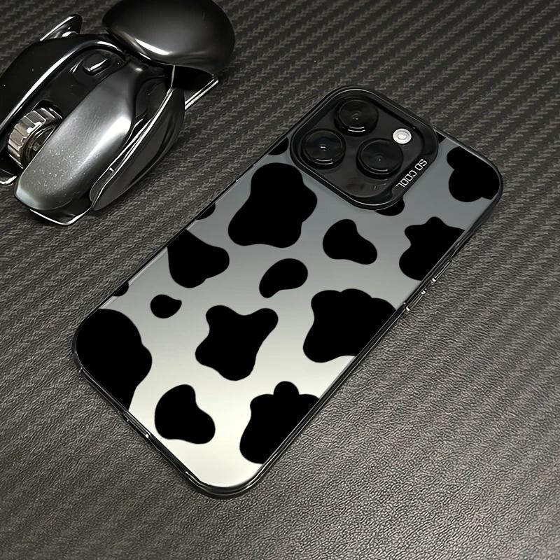 Black Leopard Print Electroplate Phone Case For Samsung Galaxy S25 Ultra S24 Plus S23 FE S22 S21 A16 A23 A26 A34 A55 A56 Cover