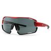 Polarized Sports FIT Customizable A-Fit Men's Sunglasses, MASTER, Full-Rim, Fit, Red/Polarized Smoke, AF-805-C2-PSM-S