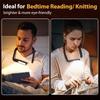 LED Neck Reading Lights Rechargeable Flexible Reading Lamp Bendable Adjustable Portable Hanging Book Light For Camping Lighting