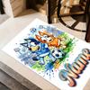 Halloween Friends Customized Name Carpet Perfect for Balcony Entryway Study Room Hallway Anti-slip Rug Anime Office Decor Birthday/Christmas Gift