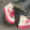 Student shoes 22 new spring thick sole heightened thick baseplate shoes two wear mesh sports casual shoes
