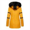 Women's Warm Coat Jacket Outwear Fur' Lined Trench Winter Hooded Thick Overcoat