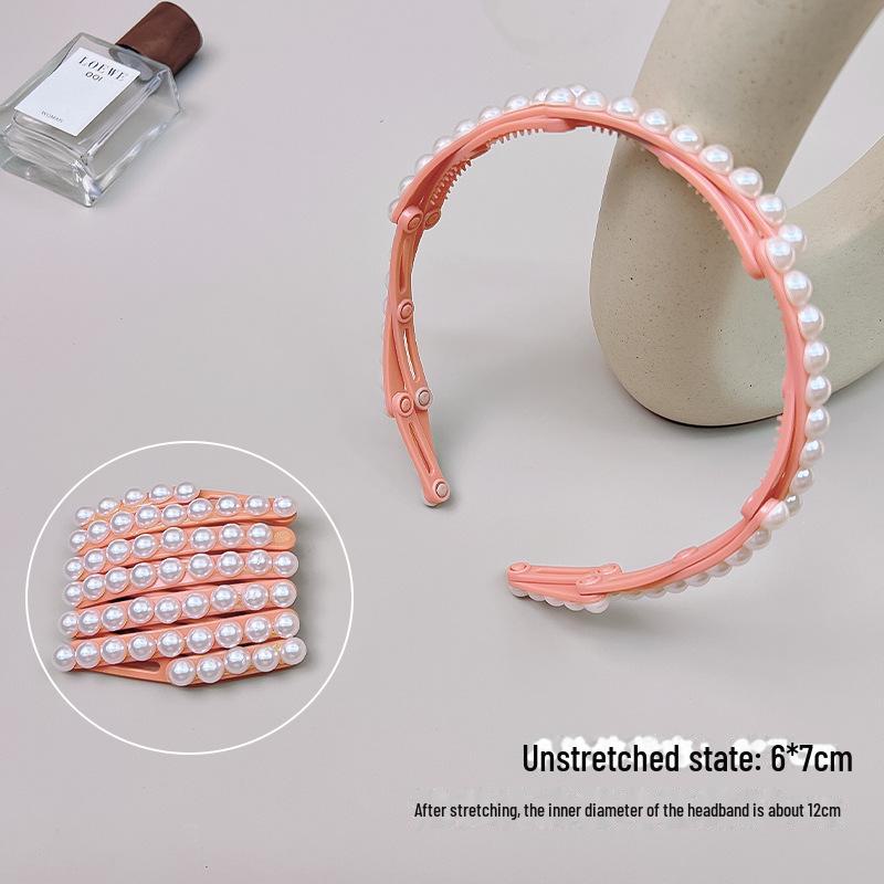 

Складная и выдвижная повязка на голову Pearl для путешествий и косметических процедур