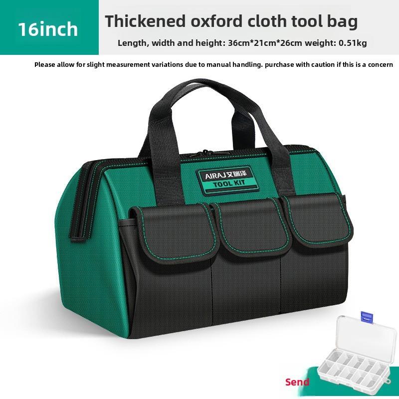 Electrician Tool Bag With Thick Canvas Oxford Fabric For Home And Outdoor Use