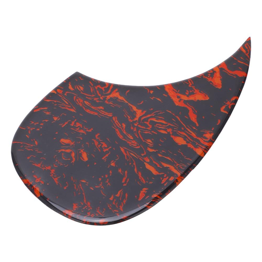 40/41in Size Guitar Pickguard Red Flame Self Adhesive Pickguard For Acoustic Guitars