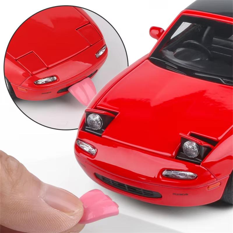 Новый 1:32 Mazda MX5 MX-5 Суперкар Металлический сплав Литые игрушки Модель автомобиля Коллекционные предметы Подарок на день рождения Звук и свет Детские игрушки Хобби