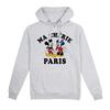Womens/Ladies Paris Mickey & Minnie Mouse Hoodie