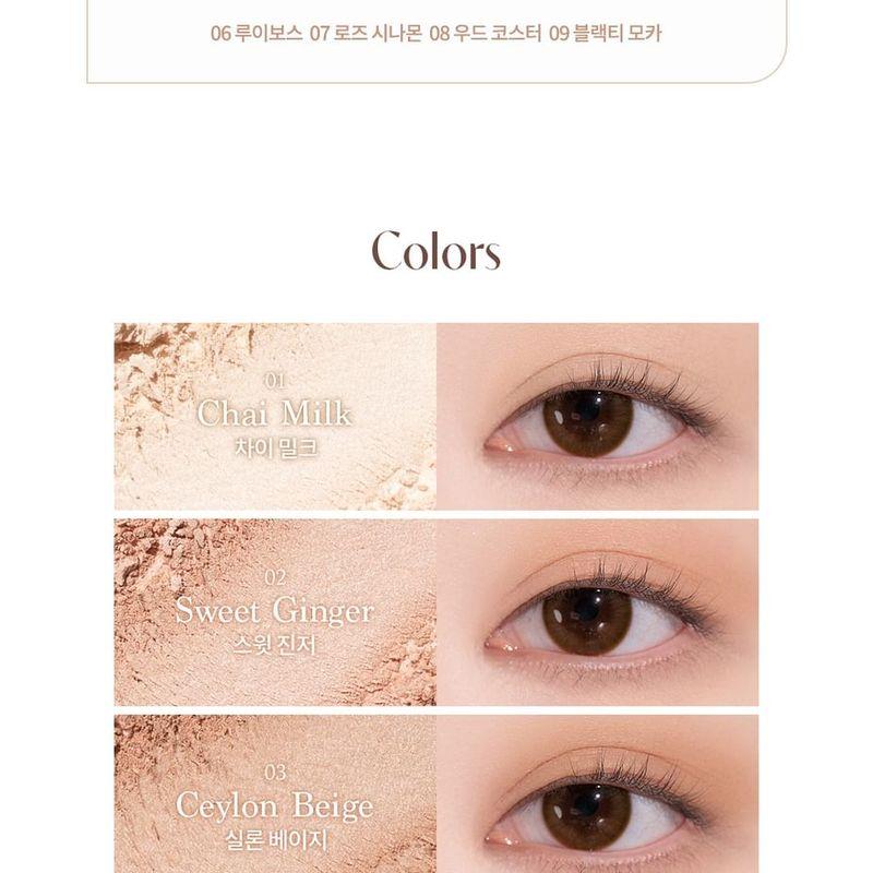 dasique - Shadow Palette Tea Blending Edition - 2 Types