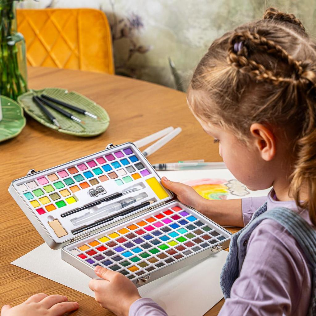 Watercolor Watercolor Paints Set of 128 Colors Paints In Cubes